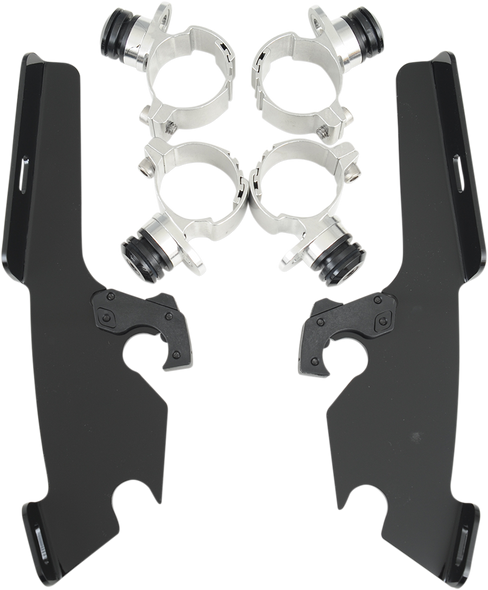 Memphis Shades Fats Slim Windshield Trigger-Lock Complete Mount Kit Meb8982