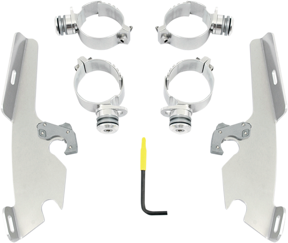 Memphis Shades Fats Slim Windshield Trigger-Lock Complete Mount Kit Mek1989