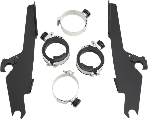 Memphis Shades Fats Slim Windshield Trigger-Lock Complete Mount Kit Mem8992