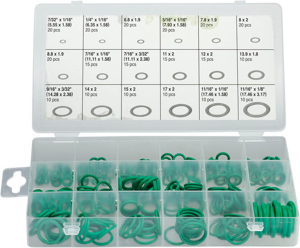 Moose Racing Universal Metric And Sae 270-Piece O-Ring Assortment 2065201