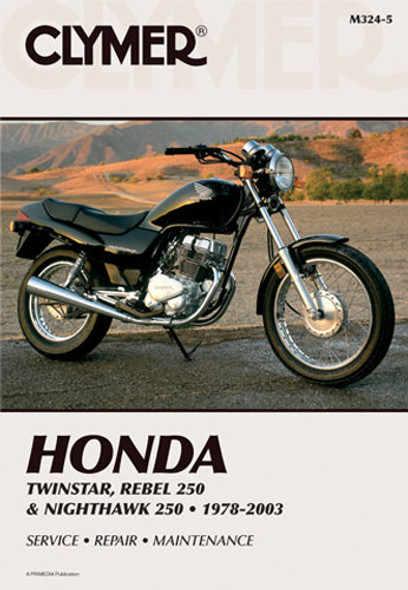 Clymer Manuals Clymer Manual Honda Rebel Twinstar Nighthawk Cm3245