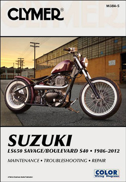 Clymer Manuals Clymer Manual Suzuki Ls650 Savage/Boulevard S40 Cm3845