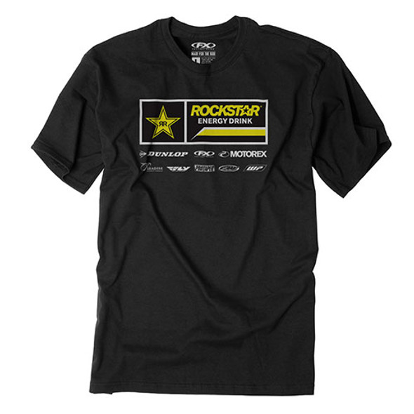 Factory Effex 2021 Rockstar Racewear T-Shirt / Black Xxl 24-87628