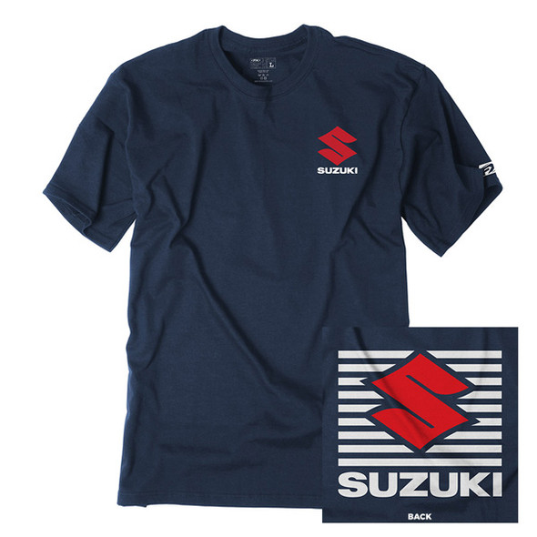 Factory Effex Suzuki Shutter T- Shirt /Navy (M) 20-87402