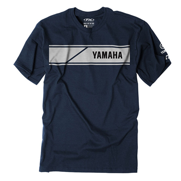 Factory Effex Yamaha Speed Block T-Shirt / Navy Blue (Xl) 22-87226