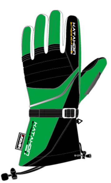 Katahdin Gear Frostfire Snowmobile Glove Green-Sm 84182302
