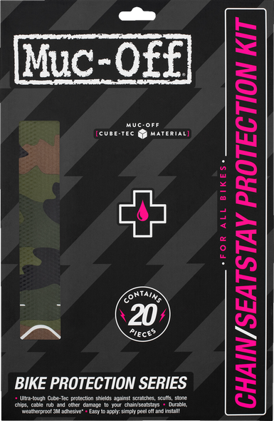 Muc-Off Usa Bicycle Chainstay Protection Kit Camo 20320