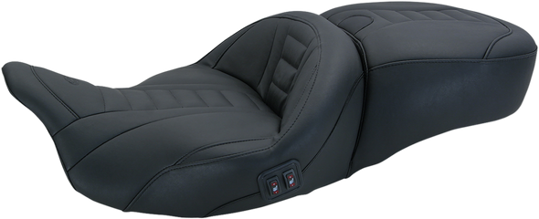 Mustang Heated One-Piece Deluxe 2-Up Touring Seat 79007
