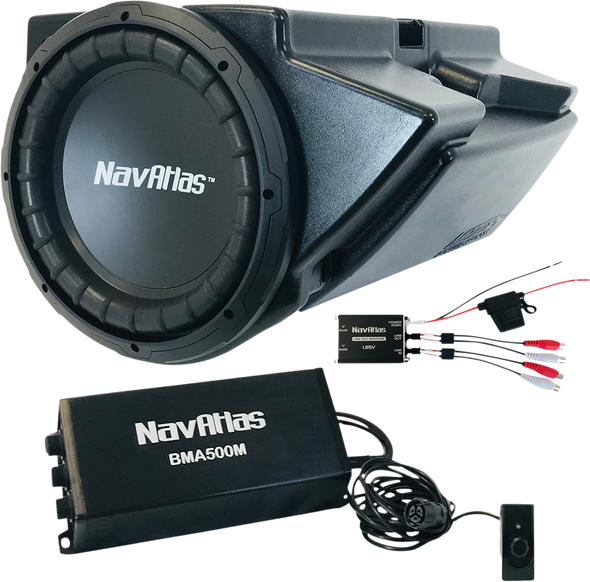 Navatlas 10" Under Dash Subwoofer Kit Nrz10Bpk