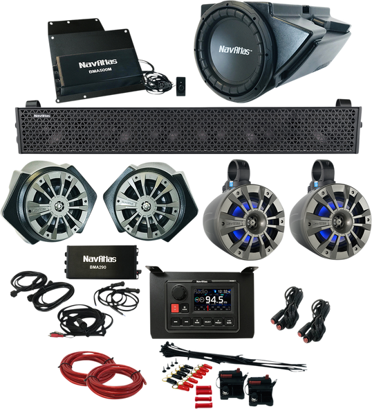 Navatlas Audio Kit Zone 5 For Polaris Rzr Rzr1Zone5S