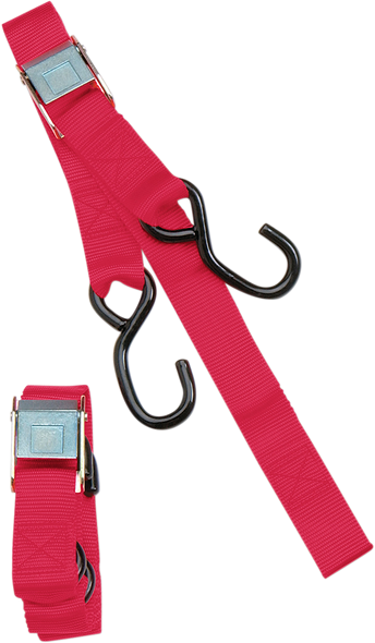 PARTS UNLIMITED 1-1 2" Heavy-Duty Cam Buckle Tie-Downs with Built-In Assist TD00100