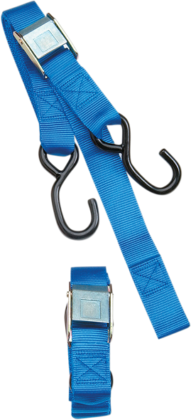 PARTS UNLIMITED 1-1 2" Heavy-Duty Cam Buckle Tie-Downs with Built-In Assist TD00200
