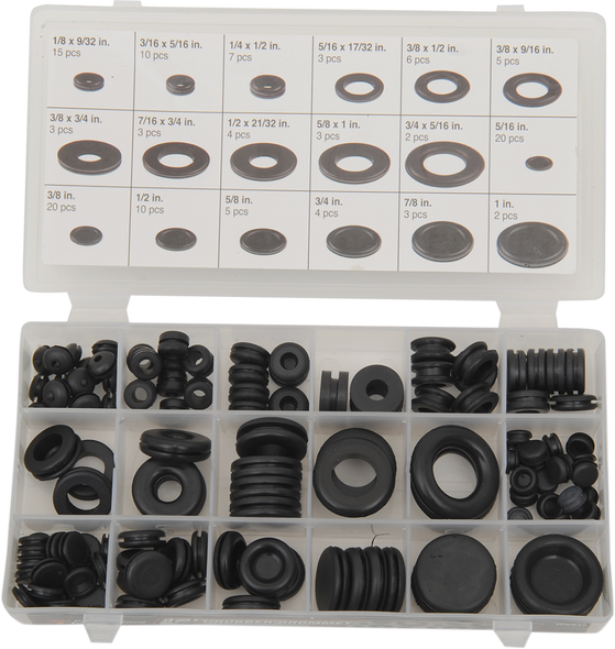 Performance Tool Rubber Grommet And Plug Assortment W5214