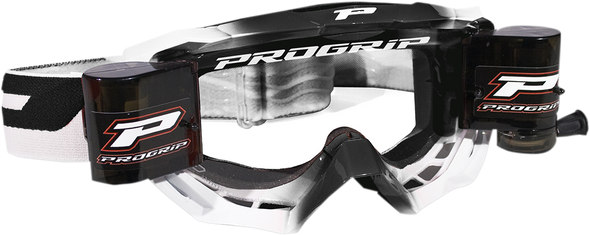 Pro Grip 3200 Venom Roll Off Mounted Mx Goggles Pz3200Ronero