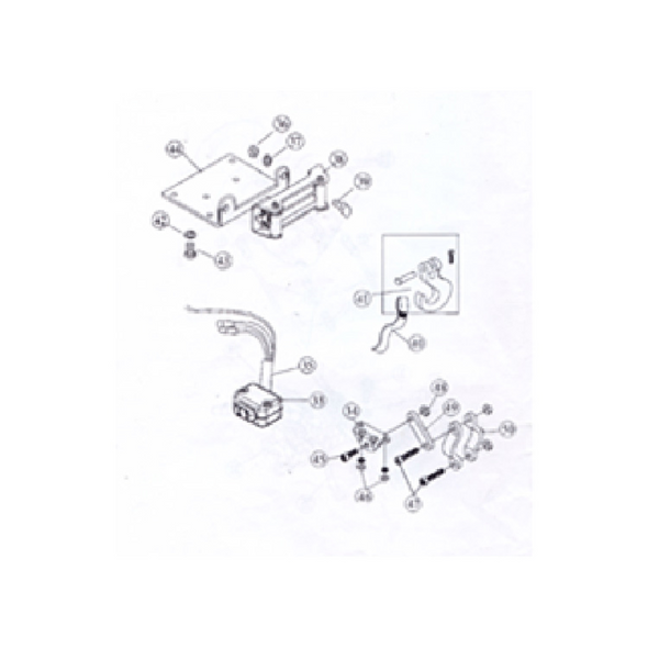 Bronco Products Fairlead Mounting Plate For 3000 Lb. Winch Ac-12003O