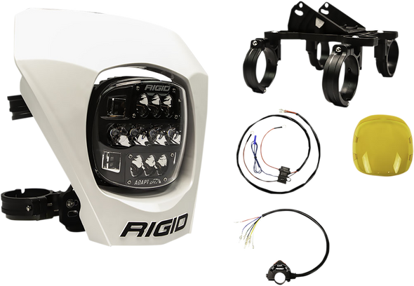 Rigid Industries Adapt Xe Moto Led Light With Number Plate 300417