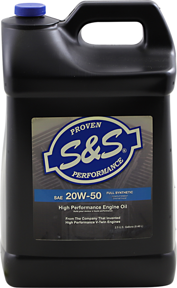 S&S Cycle High Performance Synthetic 20W-50 Engine Oil 153749