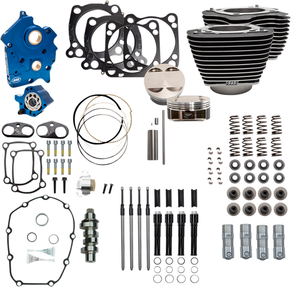 S&S Cycle 124" Power Package Engine Performance Kit 124" 3101054B