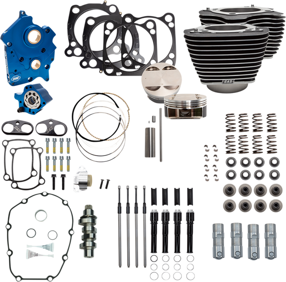 S&S Cycle 124" Power Package Engine Performance Kit 3101056B