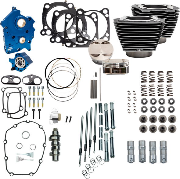 S&S Cycle 128" Power Package Engine Performance Kit 3101109B