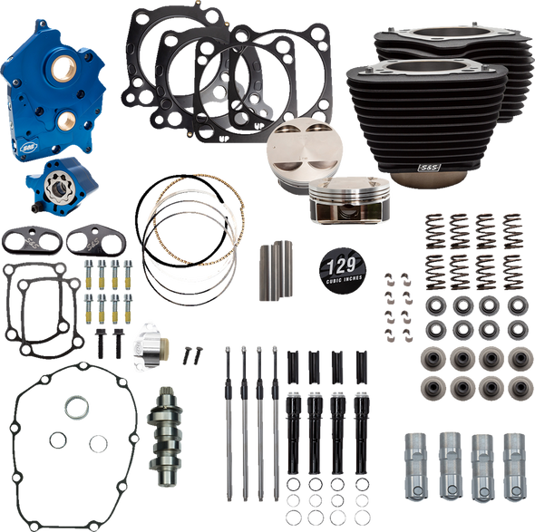 S&S Cycle 129" Power Package Engine Performance Kit 3101226