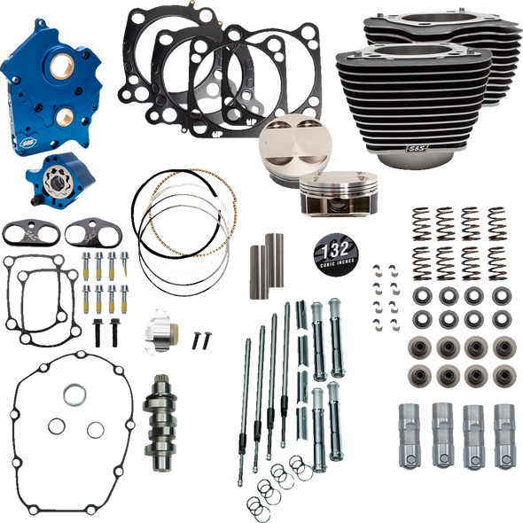 S&S Cycle 132" Power Package Engine Performance Kit 3101231