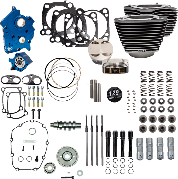 S&S Cycle 129" Power Package Engine Performance Kit 3101227