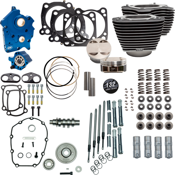 S&S Cycle 132" Power Package Engine Performance Kit 3101232