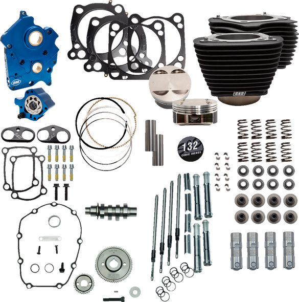 S&S Cycle 132" Power Package Engine Performance Kit 3101234