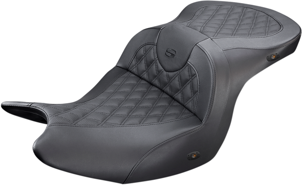 Saddlemen Roadsofa Lattice Stitch Heated Seat H1807182Hct