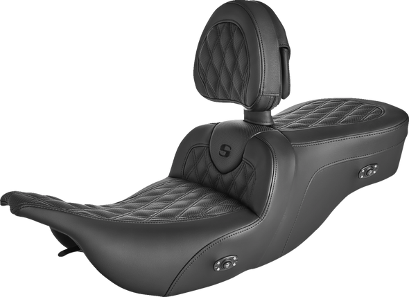 Saddlemen Heated Roadsofa Lattice Stitched Seat 89707182Brhc