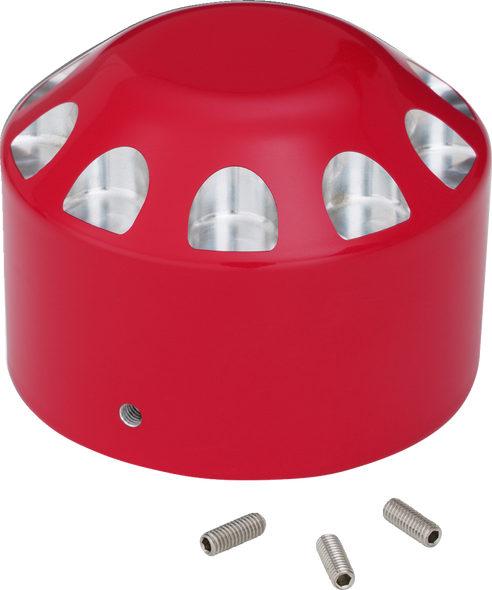 Show Chrome Axle Nut Cover 44105Red