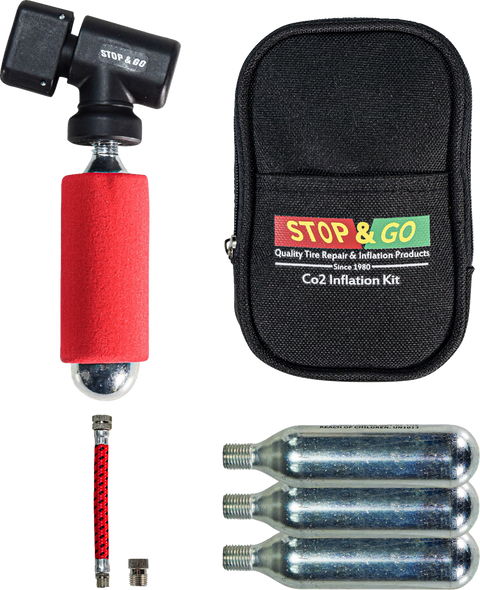 Stop & Go International Stop & Go C02 Inflation Kit With Hose 1090A