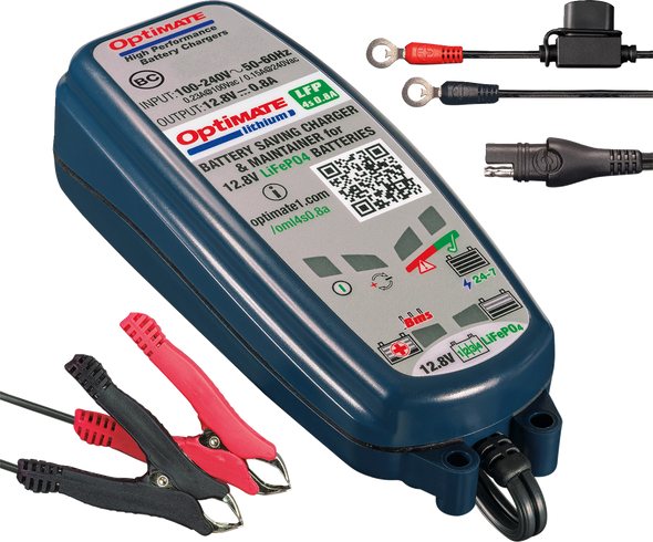 Tecmate Optimate Lithium Lfp 4S 0.8A Battery Charger Tm471