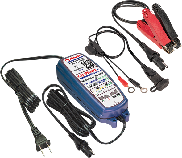 Tecmate Optimate 2 Duo Battery Charger Maintainer Tm551