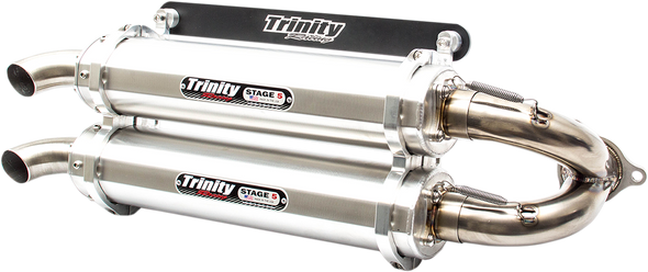 Trinity Racing Stage 5 Slip-On Dual Muffler Tr4152S