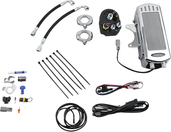 Ultracool 3.0 Side Mount Oil Cooler With Fan Kit For Dyna Smd1C