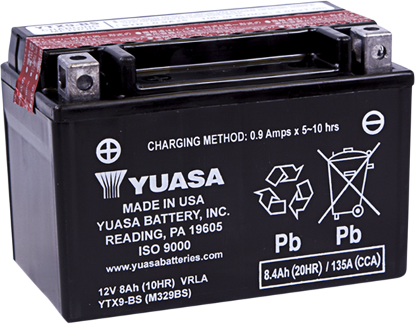 Yuasa Agm Maintenance-Free Battery Yuam329Bstwn