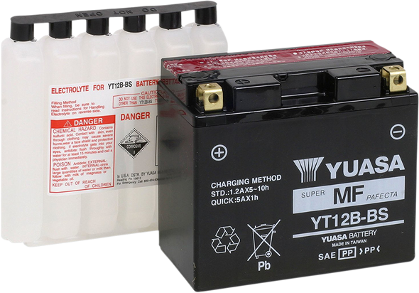 Yuasa Agm Maintenance-Free Battery Yuam6212B