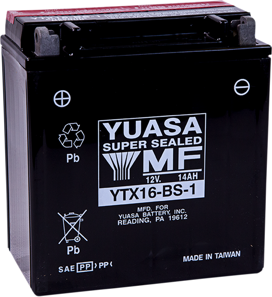 Yuasa Agm Maintenance-Free Battery Yuam32X61