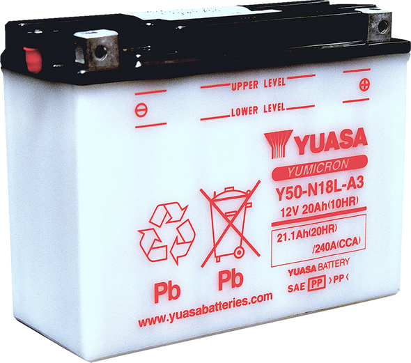 Yuasa Conventional Battery 12 V Yuam228A3Twn