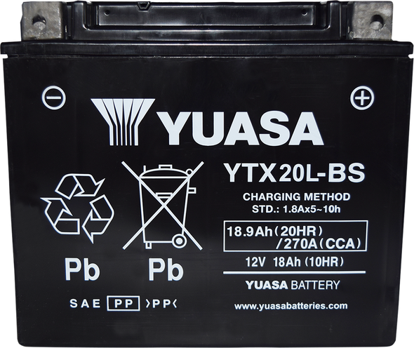 Yuasa Agm Maintenance-Free Battery Yuam320Bstwn