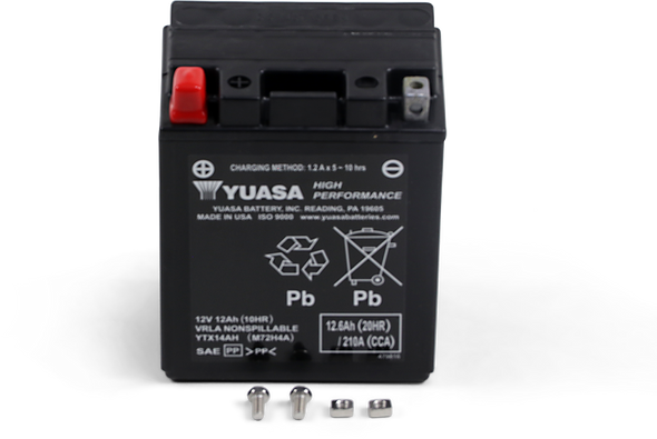 Yuasa Agm Maintenance-Free Battery Yuam72H4A