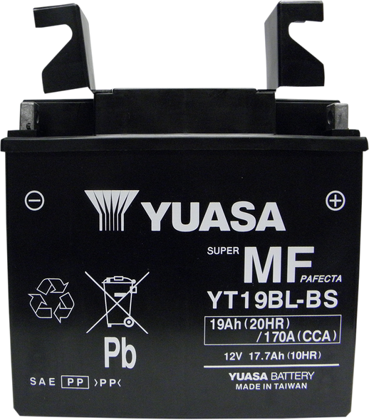 Yuasa Agm Maintenance-Free Battery Yuam6219Bl