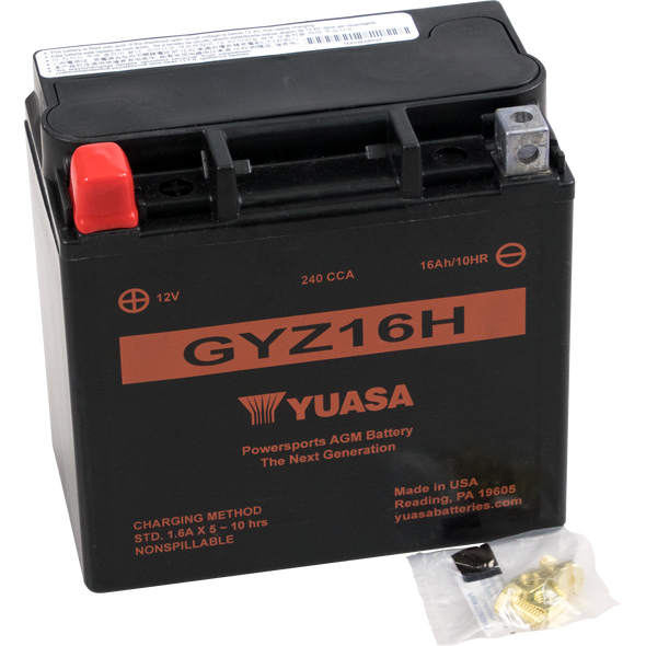 Yuasa Gyz Factory-Activated Agm Maintenance-Free Battery Yuam716Gh