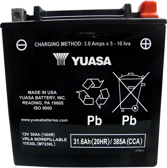 Yuasa Agm Maintenance-Free Battery Yuam6230X