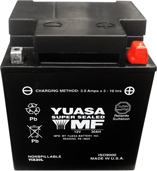 Yuasa Agm Maintenance-Free Battery Yuam7230Lpw