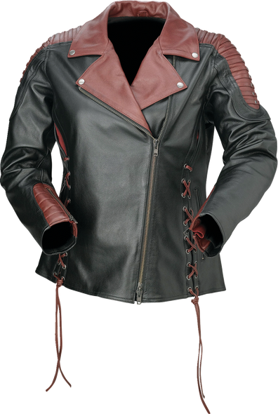 Z1R Women's Combiner Leather Jacket 2813-1009