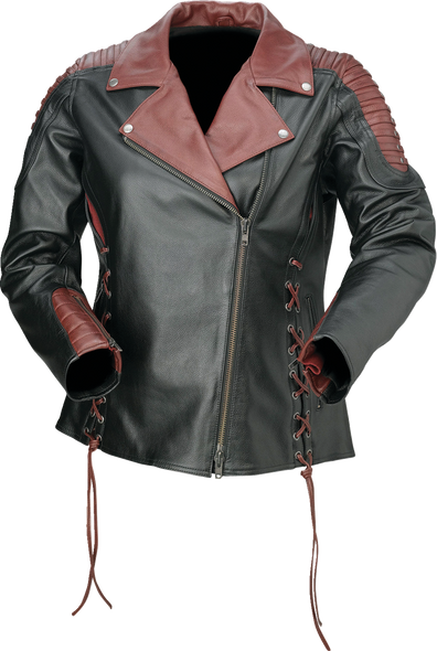 Z1R Women's Combiner Leather Jacket 2813-1010