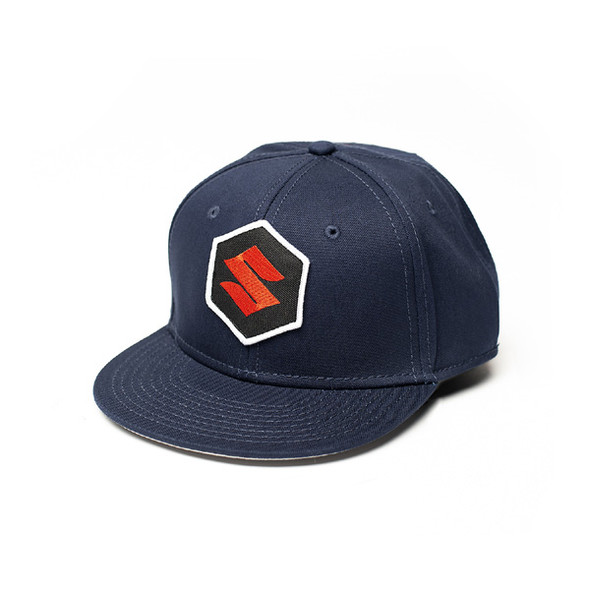 Factory Effex Fx Suzuki Mark Youth Snapback Hat / Navy (One Size) 19-86412
